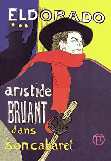 Gaul Prints: Dorado: Aristide Bruant dans son Cabaret