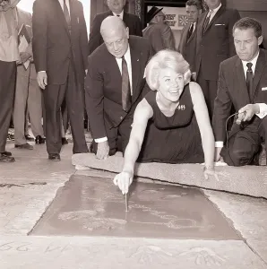 Concrete Prints: Doris Day Presses Hands into Concrete