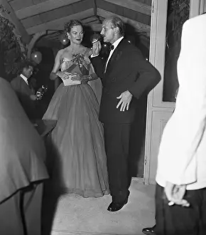 Duke Prints: Doris Duke at Belmont Ball with Franz Bueh