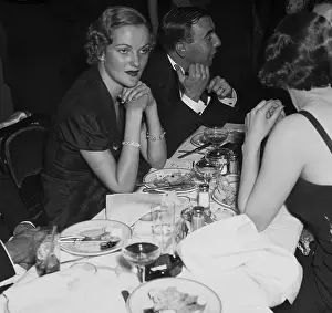Boredom Prints: Doris Duke and Count Rene De Chambrun at Table