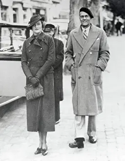 Doris Duke Honeymooning with James HR Cromwell