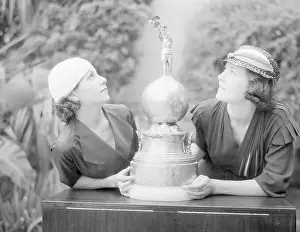 Trophy Prints: Doris Jann and Irene Thompson with Trophy