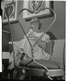 Femininity Prints: Dorothy Abbott Drinking Ice Cream Soda