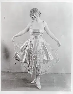 Dorothy Dalton Modeling a Gown