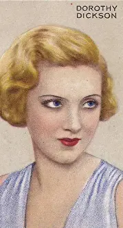 Dorothy Dickson, Stars of Screen & Stage, Collectible Gallaher Cigarette Card, 1935