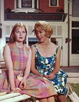 Dorothy Malone and Mia Farrow on Peyton Place