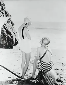 Dorothy Sebastian Chatting with Anita Page