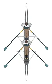 Sculling Prints: Double scull