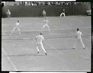Chestnut Hill Prints: Doubles Match at National Championship