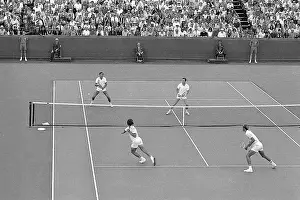 Ball Court Prints: Doubles Play at the Davis Cup
