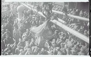 Hoboken Prints: US Doughboys Sail Home from France 1919