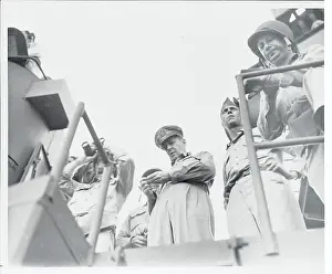 New Guinea Prints: Douglas MacArthur Looking at His Watch
