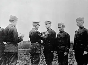 Douglas MacArthur and Officers During Medal Ceremony