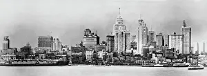 Huty37483 Prints: Downtown Detroit Skyline