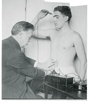 Dr. Abrams Practicing Medicine