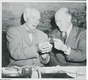 Dr. Allen B. Dumont with Dr. Lee de Forest