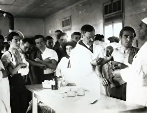 Tuberculosis Prints: Dr. Andreatti Treating Patients for Tuberculosis