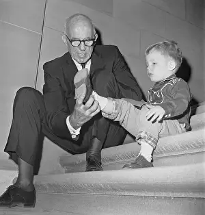 Dr. Benjamin Spock And Toddler