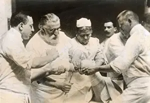 Doctor Prints: Dr. Bergmann Amputating Leg
