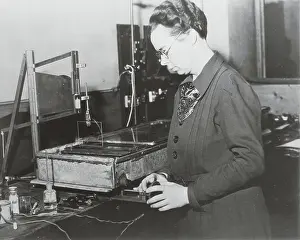 Schenectady Prints: Dr. Blodgett Creating Invention