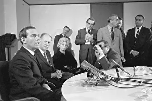 Dr. Christiaan Barnard Talking on Set of TV Show