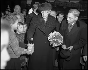 Conant Prints: Dr. Conant & Wife Give Candy To Children