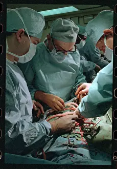 Dr. Debakey Operating on Patient