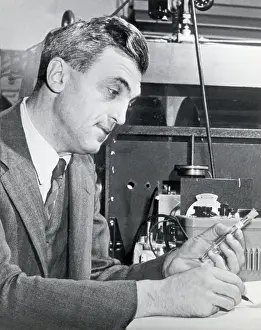 Dr. Felix Bloch in a Laboratory