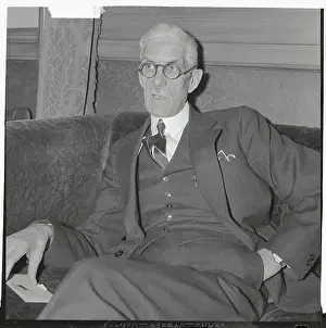 Dr. Francis E. Townsend Sitting on Couch