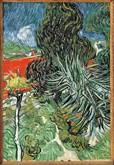 Picture Frame Prints: Dr Gachets Garden at Auvers, by Vincent Van Gogh
