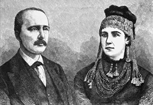 Dr. Heinrich and Mrs. Schliemann