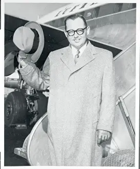 Lufthansa Prints: Dr. Heinz KreckelerWaving Hat