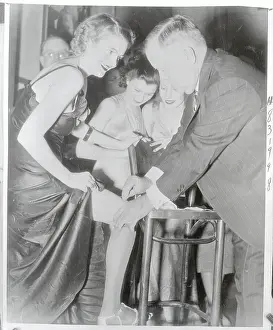 Dr. James A. Mcveigh Vaccinating Marie Sylvester