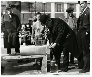Baltimore Prints: Dr James Shrader Testing for Ozone on Street