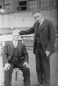Dr. John R. Brinkley with Carmelo Colliua