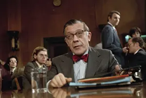 Huty29615 Prints: Dr. John T. Dunlop testifies before the Senate Banking Committee