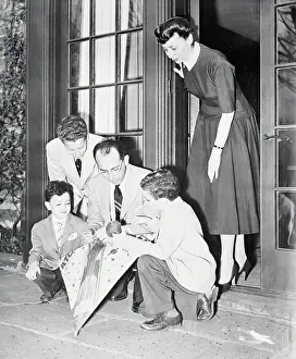Ann Arbor Prints: Dr. Jonas Salk and Family