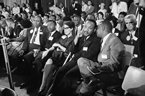 Dr. King At Credentials Committee