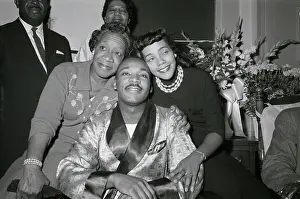 Dr. King At News Conference At Hospital