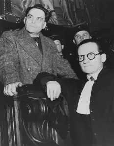 Defendant Prints: Dr. Marcel Petiot Listening to His Verdict