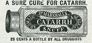 T1710655 Prints: Dr. Marshall's Catarrh Snuff