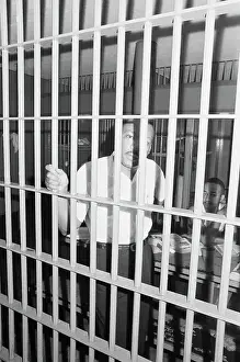 Prison Bars Prints: Dr. Martin Luther King, Jr. in Jail Cell