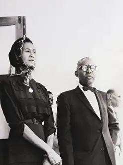 Haiti Prints: Dr. and Mrs. Francois Duvalier Waiting
