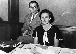 Chemistry Prints: Dr. And Mrs. Frederick Curie-Joliot