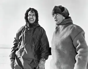 Byrd Prints: Dr. Siple With Admiral Byrd in the Antarctic