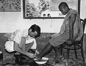 Dr. Tom Dooley Treating Patient