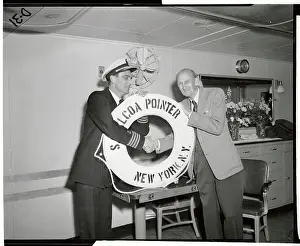 Dr. William Beebe and Captain Andrew Devine
