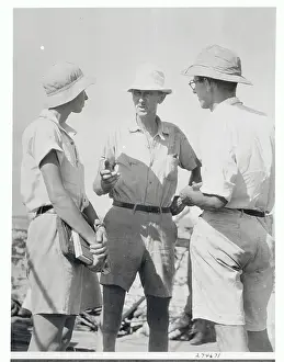 Dr William Beebe Giving Instructions to Crew