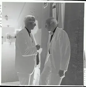 William J Prints: Dr. William Norcross Talking with Prosecutor