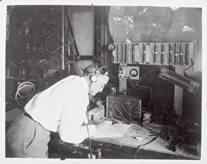 Schenectady Prints: Dr. Willis R. Whitney in Laboratory